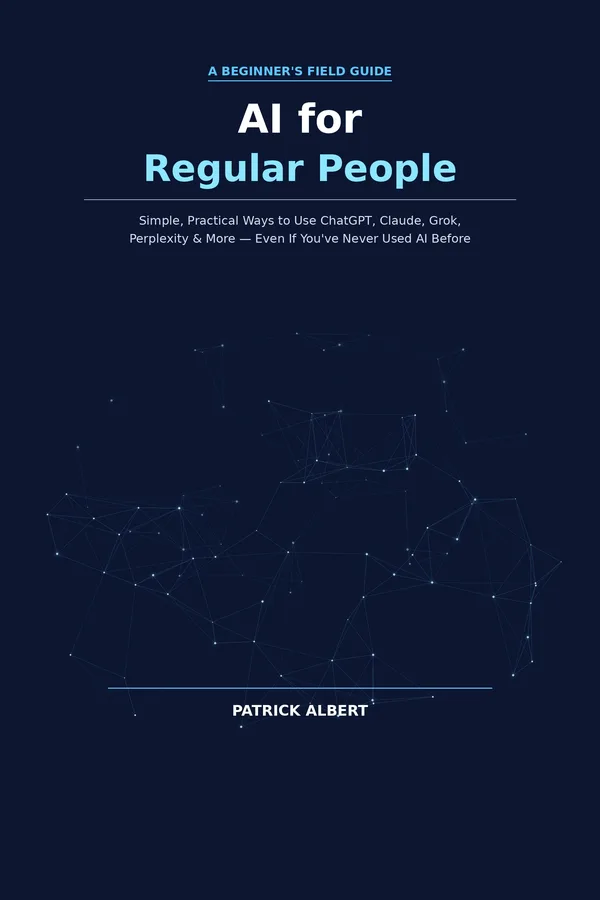 AI for Regular People by Patrick Albert, book cover