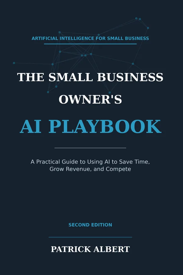 The Small Business Owner's AI Playbook, Second Edition, book cover