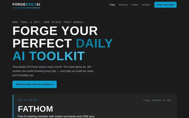 ForgeDaily AI